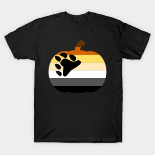 Halloween Pumpkin LGBT Flag Bear Brotherhood T-Shirt